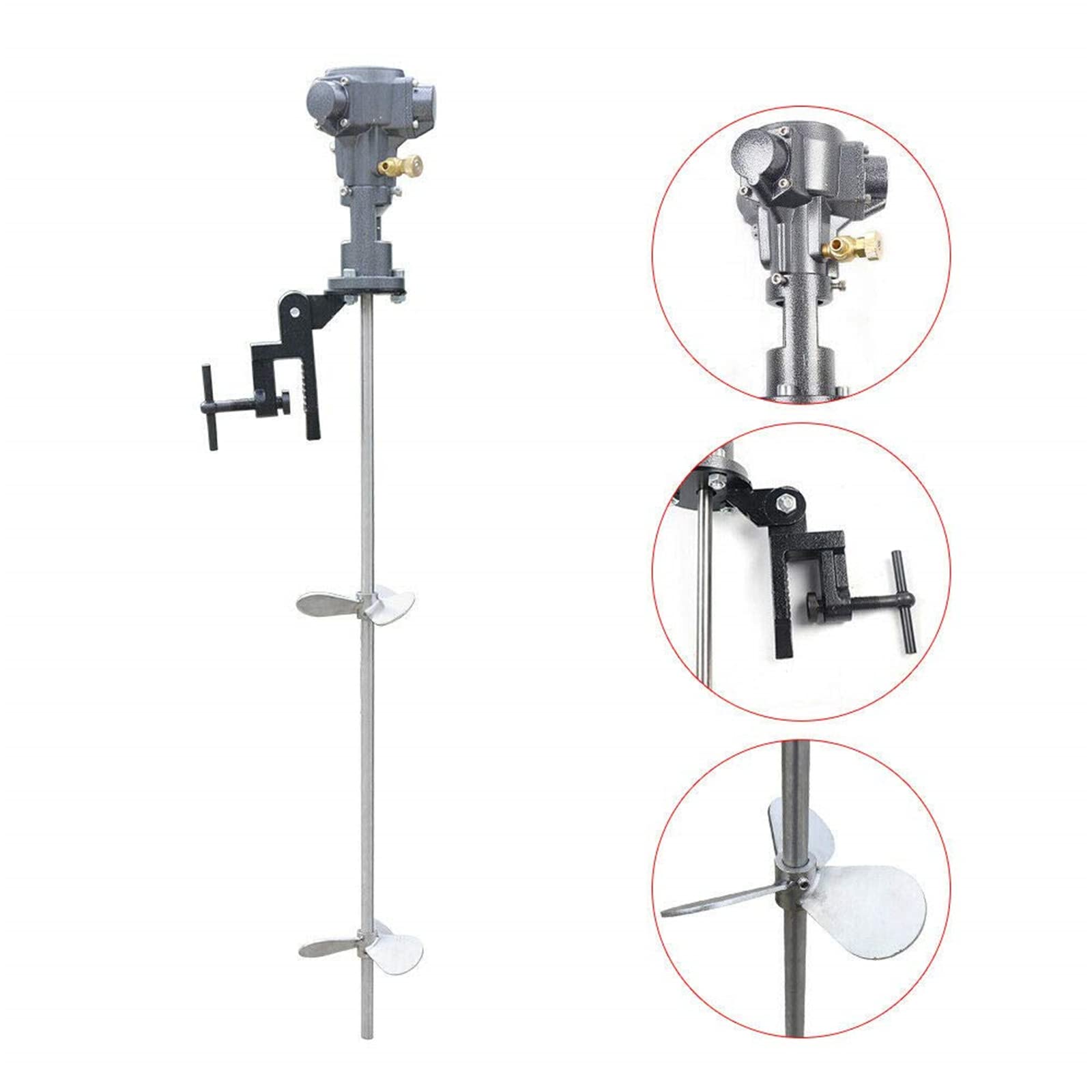 Miscelatore Pneumatico per vernice Miscelatore Pneumatico per vernice, Miscelatore Automatico per vernice, Miscelatore per Tamburo con Serbatoio, Adatto per Rivestimento di vernice