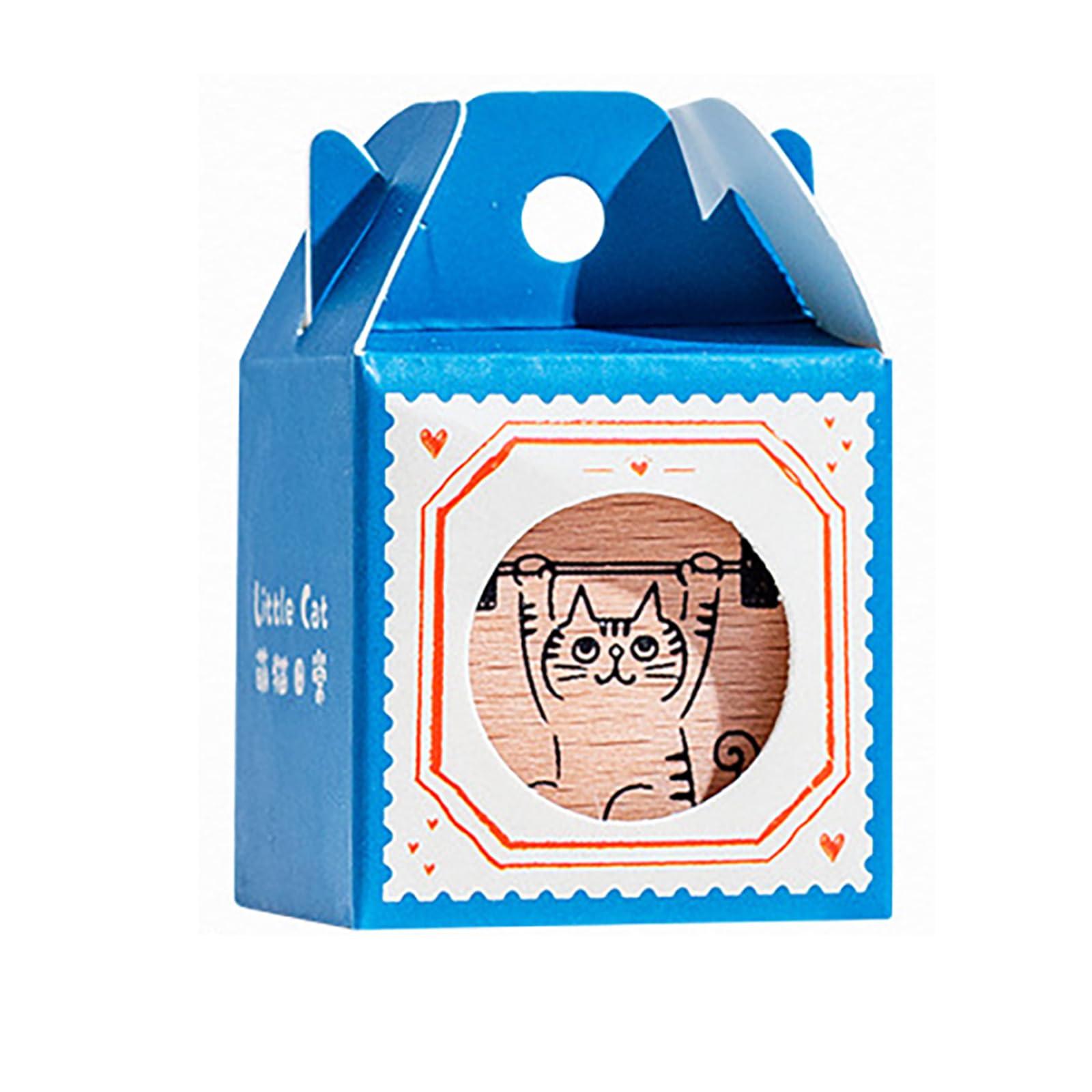 Retro Cats Series Stamp Wood Rubber Retro Decorative Animal Pattern for Journaling Craft Scrapbooking Wood Rubber Animal