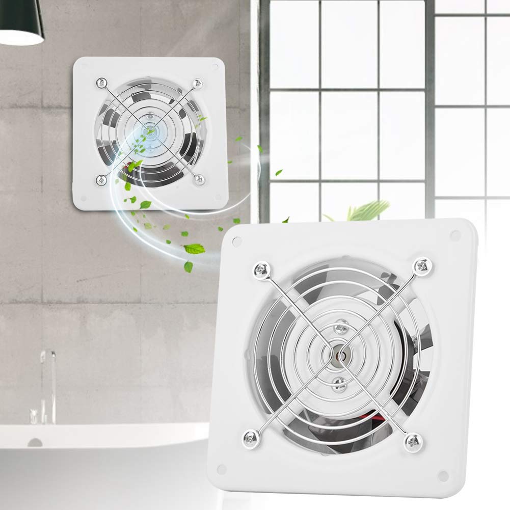 Delaman Bathroom Exhaust Fan, 25W 220V Wall Mounted Exhaust Fan Low Noise  Home Bathroom Kitchen Garage Air Vent Ventilation : Amazon.sg: Home