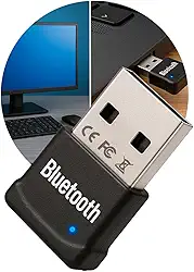 Adaptador Bluetooth USB 5.0 para PC e Notebook – Alta Velocidade, Plug & Play, Longo Alcance, Conecte Fones, Caixas de Som, Teclados, Mouses e Controles – Compatível com Windows 7/8/10/11