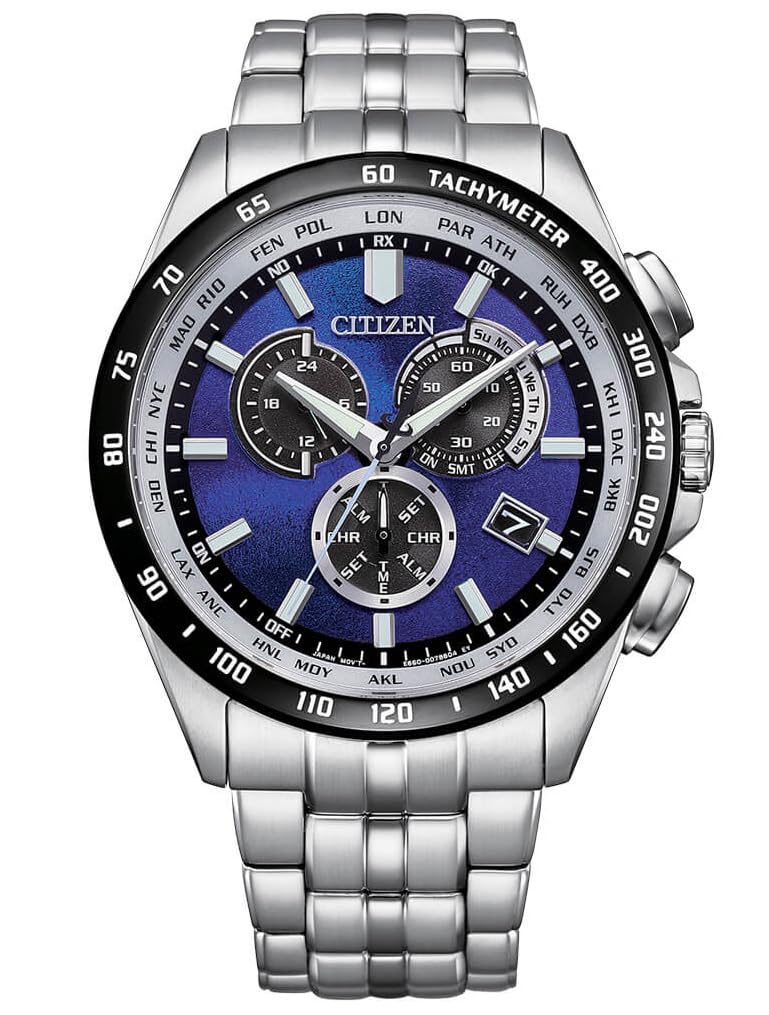 Citizen Men's Chronograph Eco-Drive Watch with Stainless Steel Strap CB5874-81L