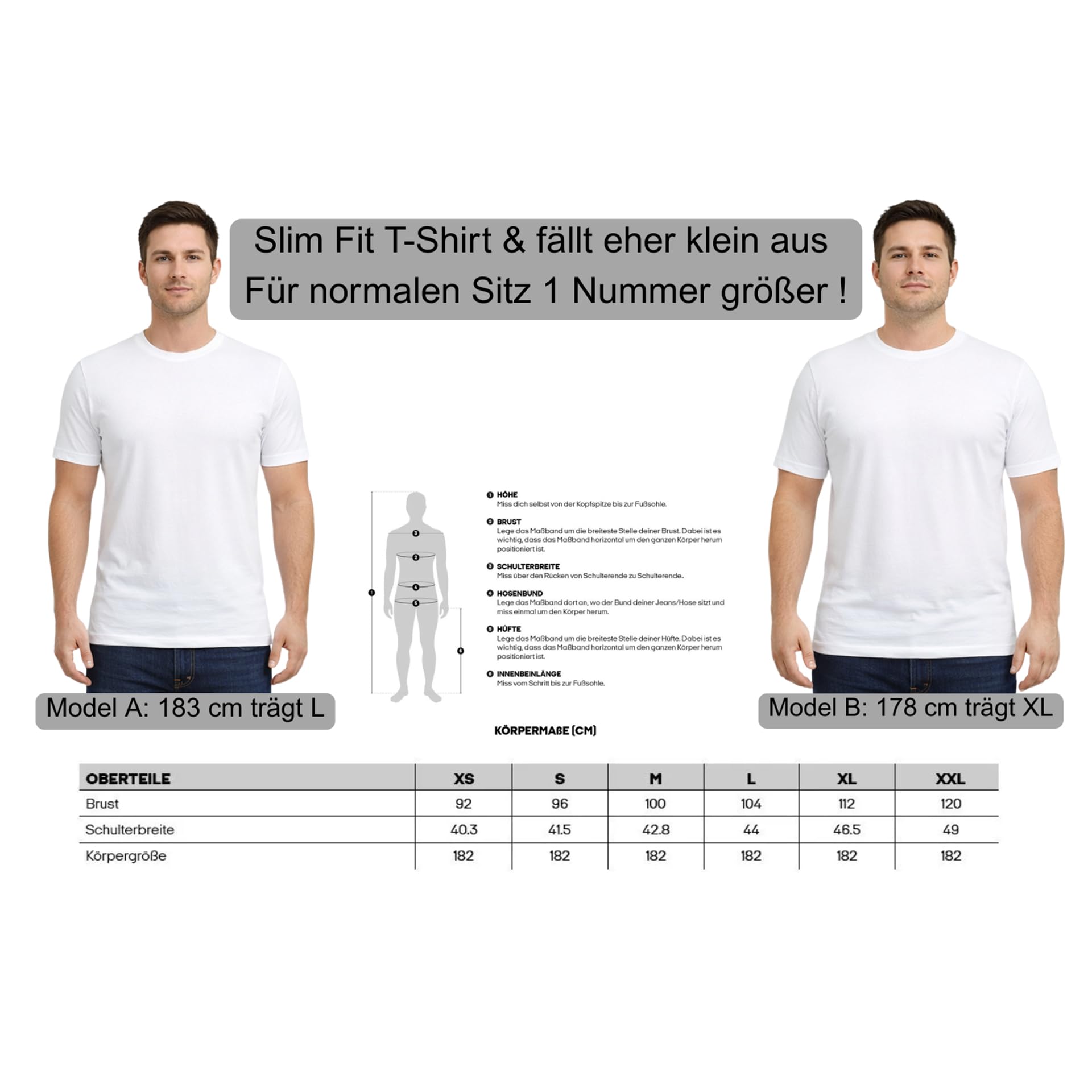 JACK & JONES 3er Pack Herren T-Shirt Basic mit Rundhals einfarbig Slim Fit in weiß schwarz blau grau 12167630