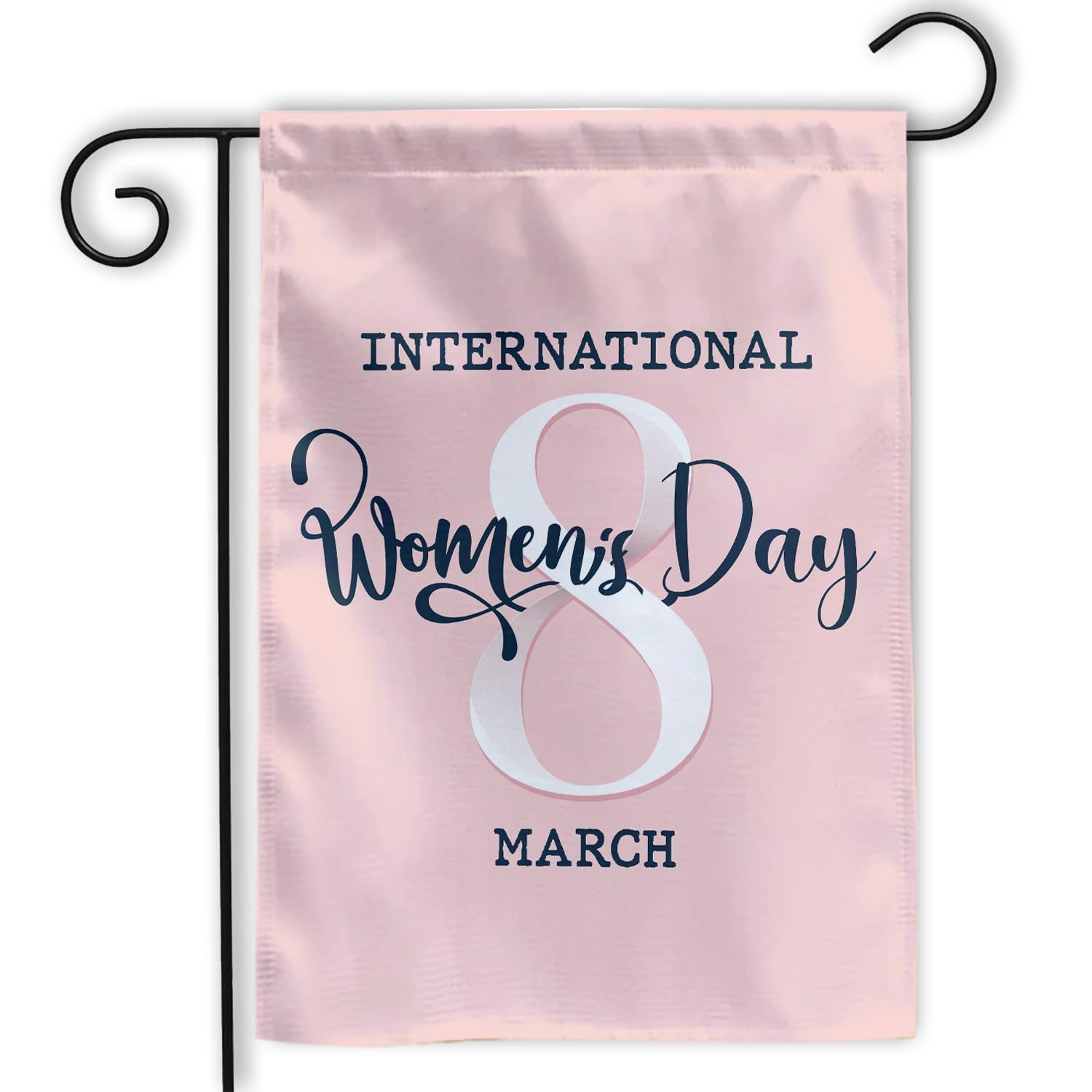 MAIANEY (12"x18") 8th March International Women's Day Garden Flag Womens History Month Garden Flag Feminism Feminist Flag Women's Day Gifts Outdoor Decorations Yard House Patio Porch Double Sided