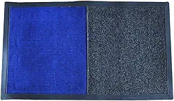 TAPETE EMBORRACHADO SANITIZANTE HIGIENIZADOR 50X85CM (Azul)