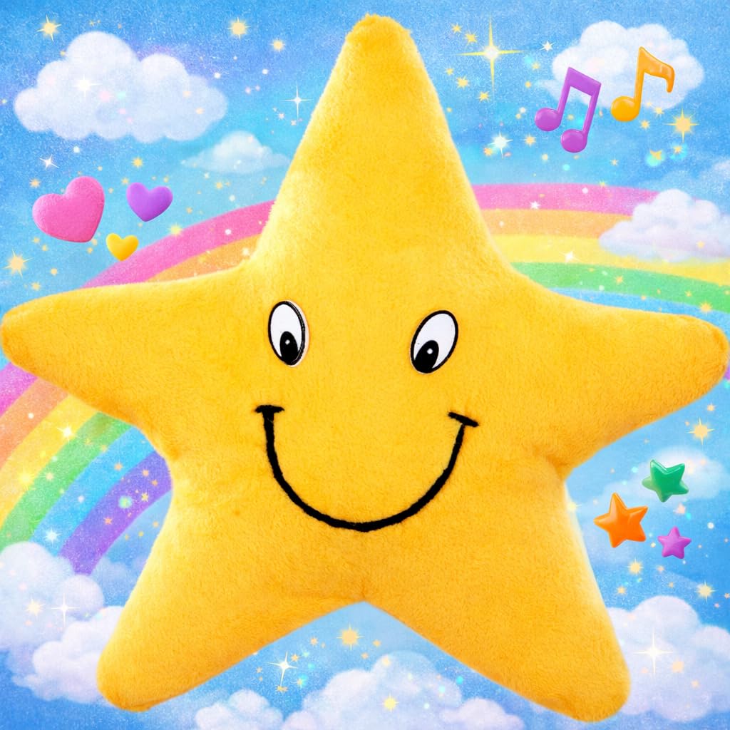 GOLDENHUB TOYS Polyester Golden Hub Yellow Teddy Star Fish Medium 25 Cm Cute, Plush/Soft Toy for Boys, Girls and Kids, Super-Soft, Safe, Great Birthday Gift (25 Cm_Yellow)-image-20