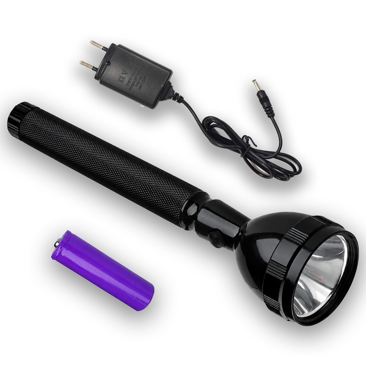 LED Torch Light Rechargeable with Long Throw Beam for Trekking, Hunting, Security Guard & Home Use-image-27