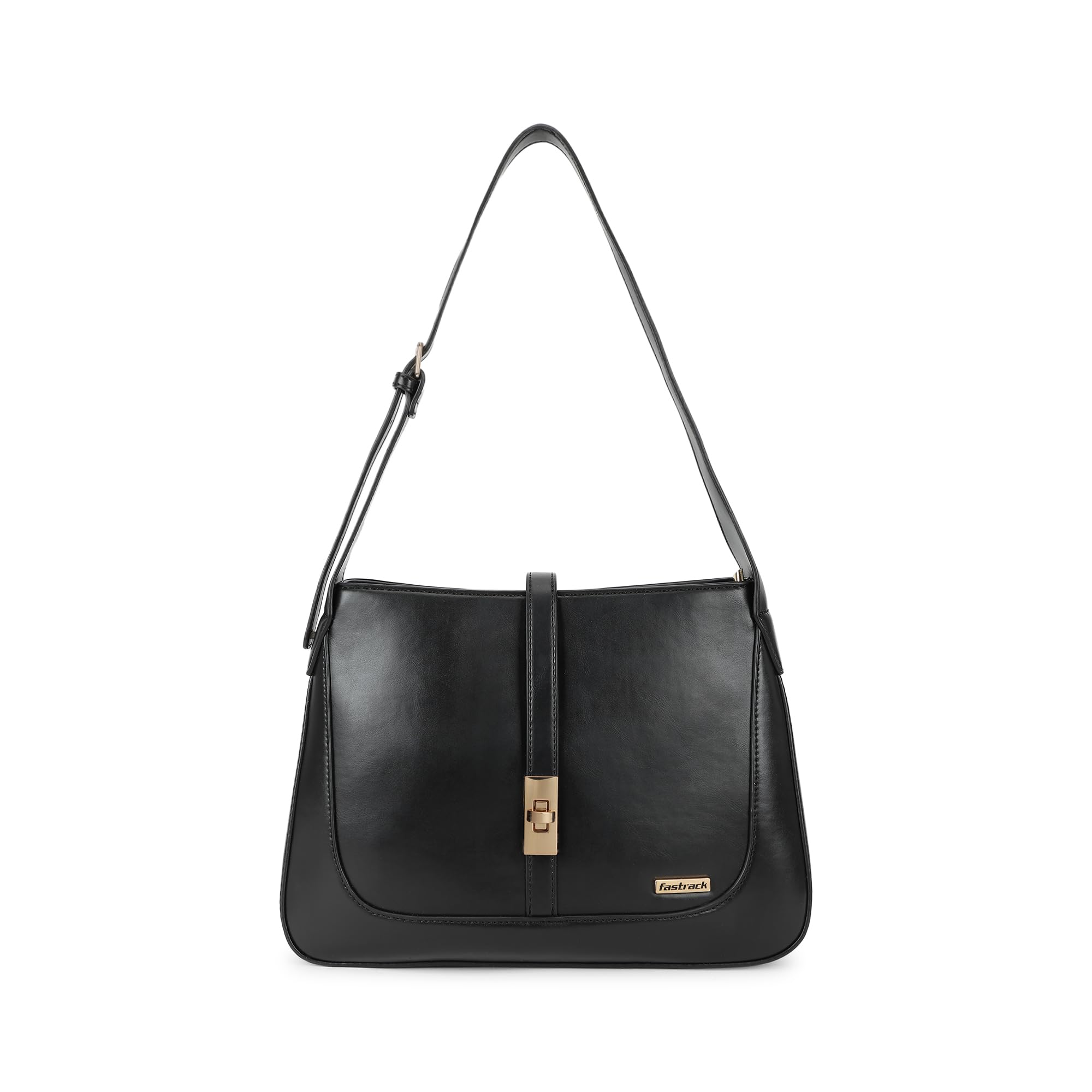 fastrack Structured Shoulder Bag for Women, Girls and Ladies |with Zip-Secured Inner Pocket & Twist Closure | Ladies Purse Handbag | Shoulders for Casual Carry-picture-24