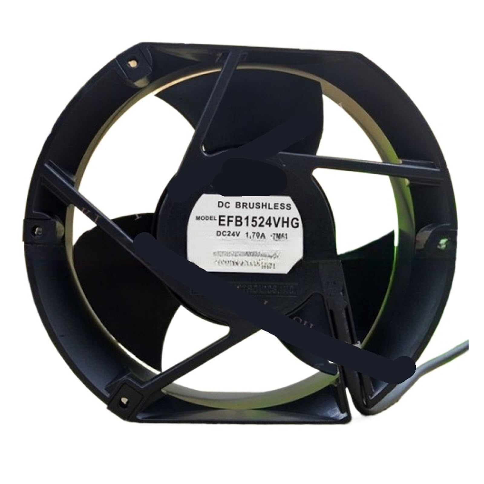 Ventilateur EFB1524VHG 24V à haut débit d'air pour refroidissement serveur