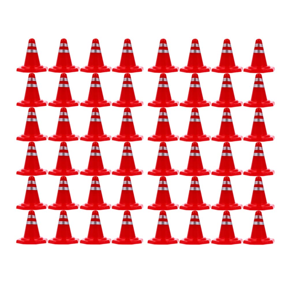 Buy Mini Traffic Cones Traffic Safety Cones Road Cones 60Pcs Miniature Mini Collapsible Traffic
