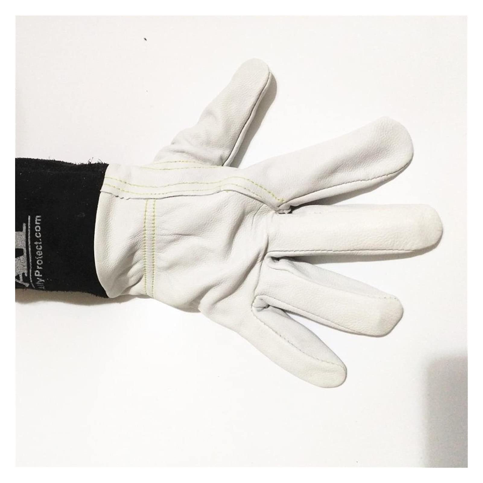 Spawarka TIG. Rękawice spawalnicze Miękkie Wrażliwe na 30 cm (12") Rękawice do spawania Cowshide Mankiety (Color : TIG Glove, Size : Medium)