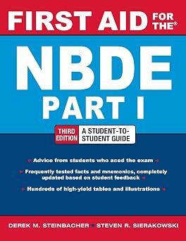 First Aid for the NBDE Part 1, Third Edition First Aid Series