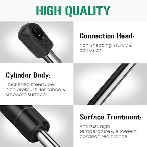 Miniatura 3 de Soporte de elevación de vidrio de ventana trasera amortiguadores para Jeep Grand Cherokee 1994-1998, 4678 SG314017 Cantidad 2