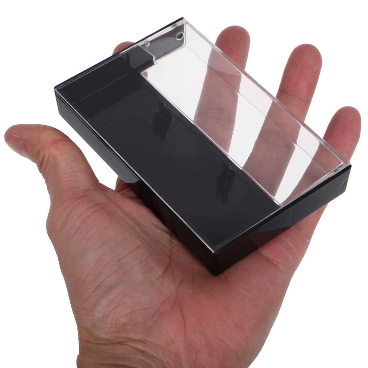 Alipis - Caja de protección vintage para casetes de audio de plástico transparente para grabaciones de voz y almacenamiento multifuncional