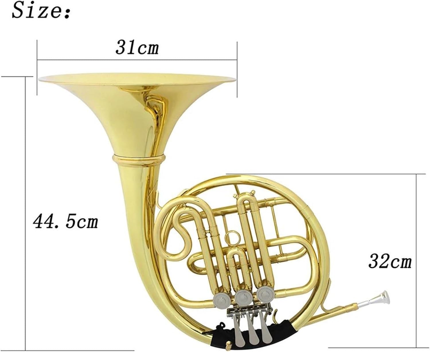 【VIPセール】フレンチホルン プロフェッショナルパフォーマンスタイプ3キーフレンチホルンBb金管楽器ゴールデンスプリット