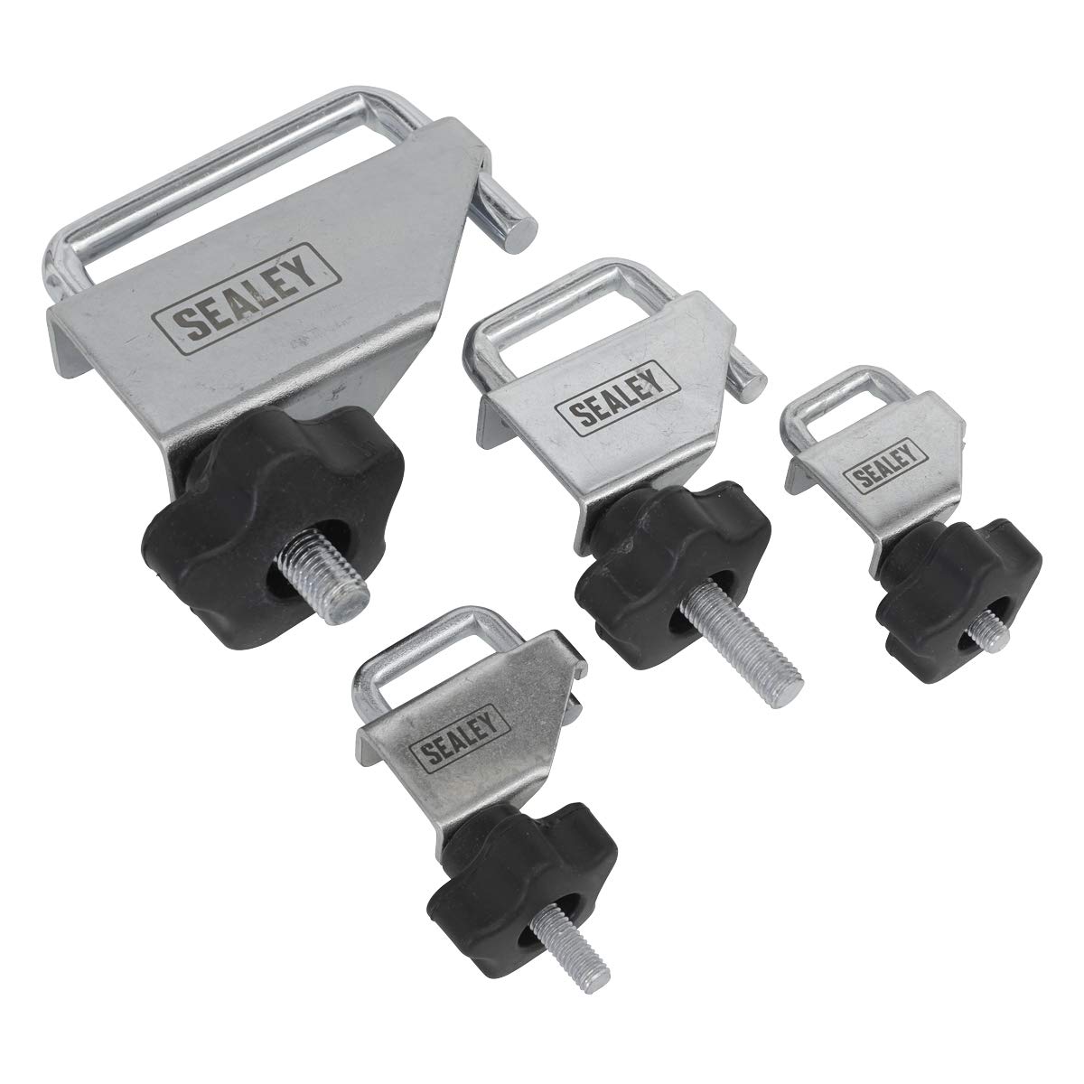 Sealey Brake & Fuel Hose Pinch Tool Set 4 Pcs Light & Compact Steel Alloy VS0301