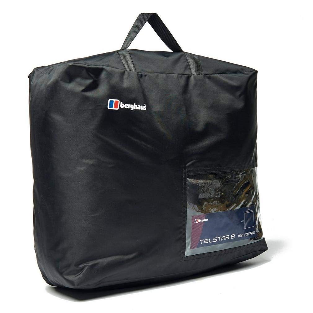 BerghausTelstar 8 Fire Retardant Tent Footprint, Black, One Size