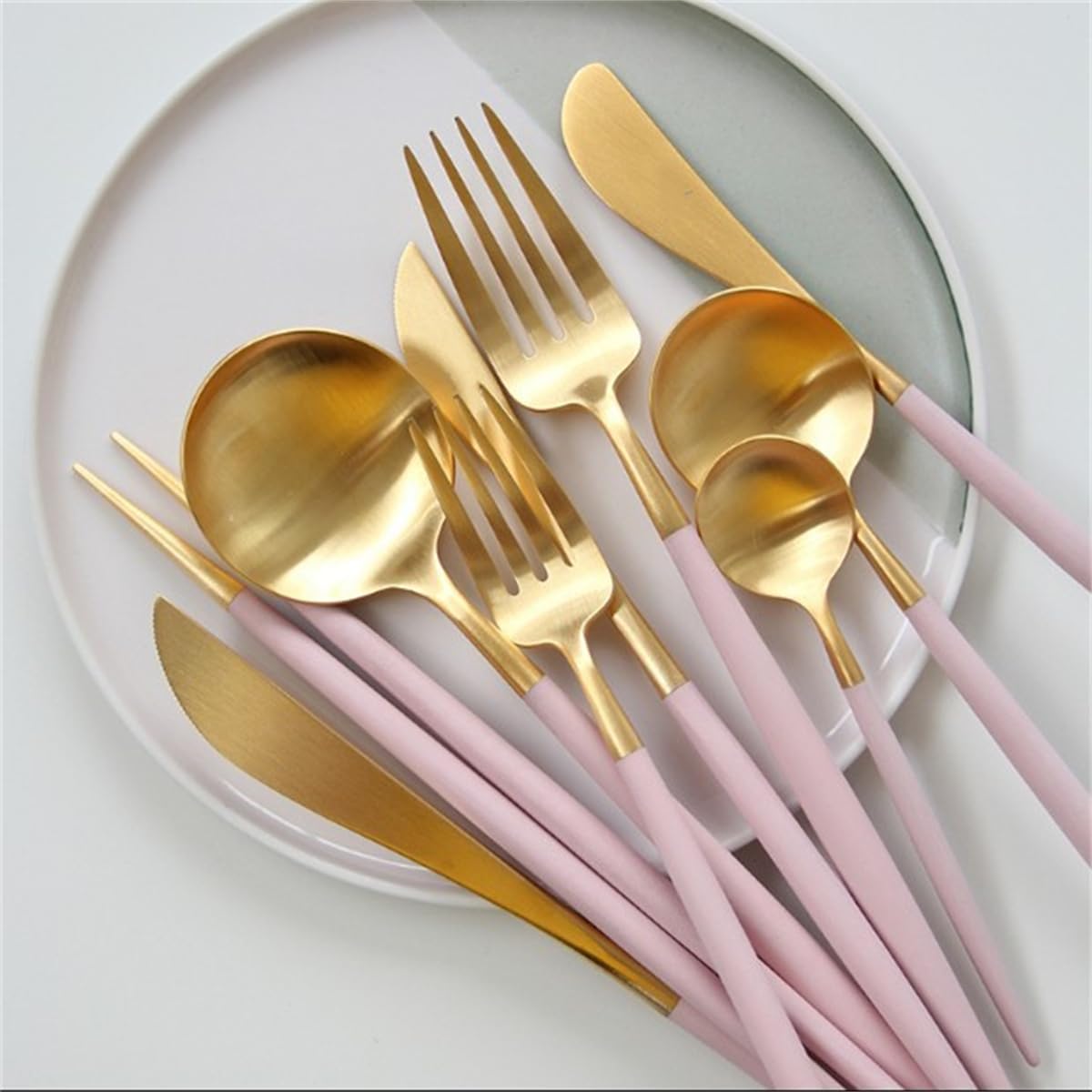 ACTUSステンレススチール カトラリー17本セット スプーン フォーク ナイフ