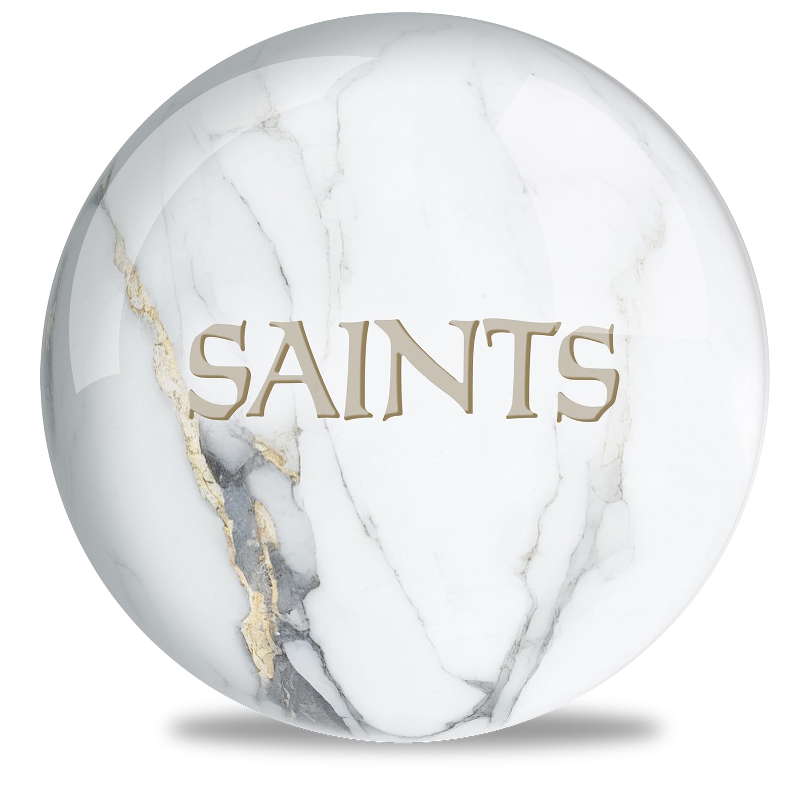 On The Ball Bowling NFL Marble New Orleans Saints 12#
