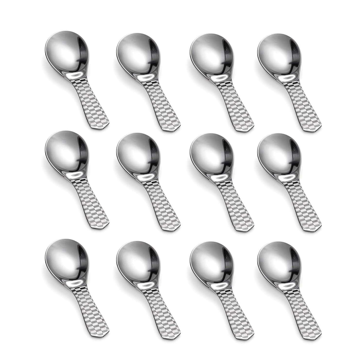 Stainless Steel Masala Spoons - Set of 12 -1