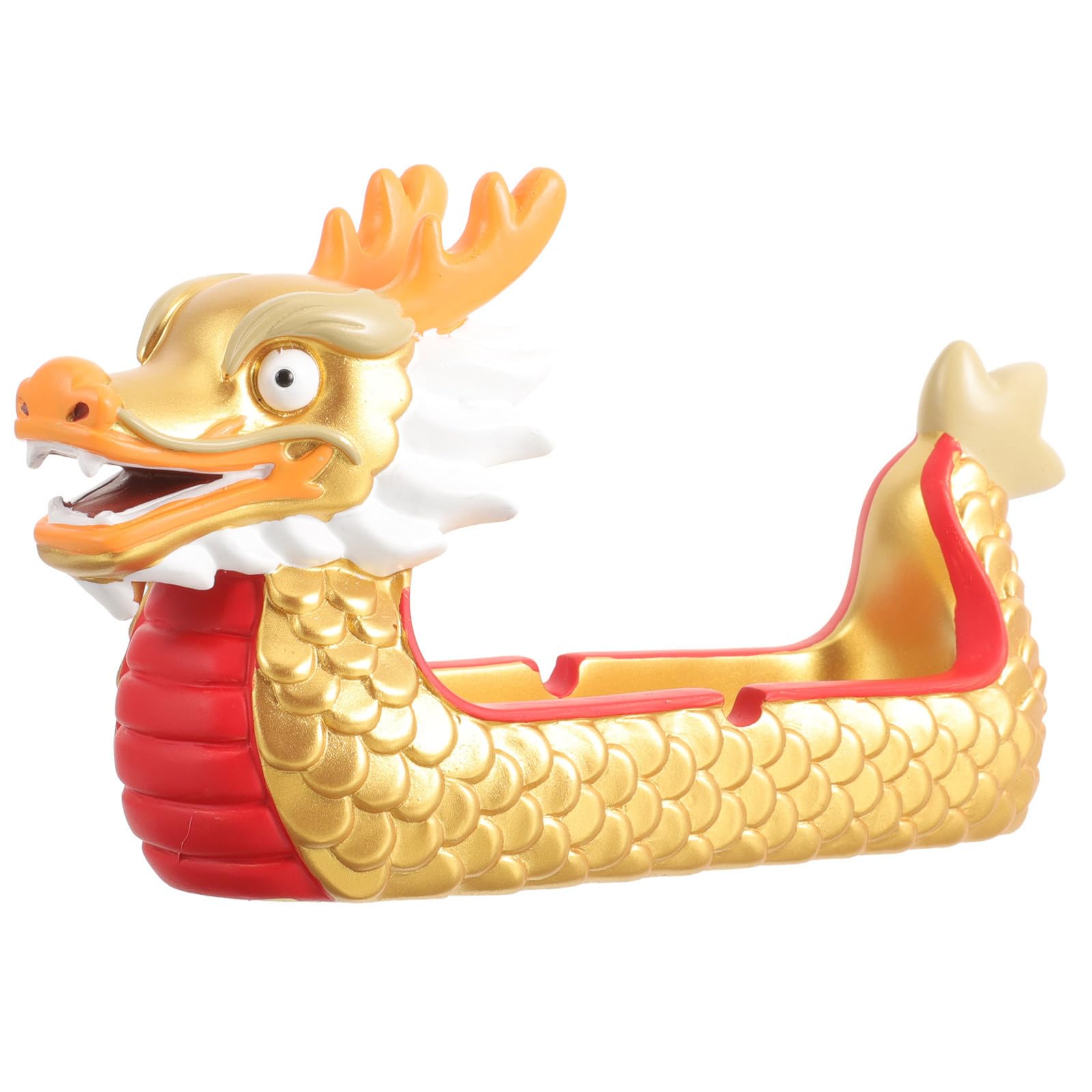 Cendrier dragon doré KICHOUSE en résine, le cadeau vintage idéal pour décoration