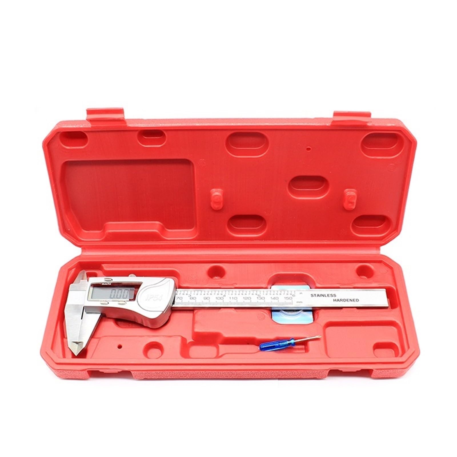 Micrómetro 0-150 mm 0,01 IP54 Digital Vernier Caliper Ruler Vernier Caliper Micrómetro Calibradores Digitales de Alta precisión for Herramientas de medición
