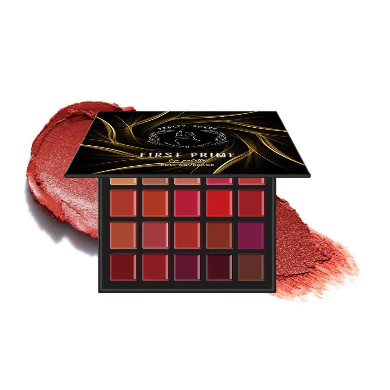25 Colour Lip Palette - Highly Pigmented Shades in Matte, Creamy & Glossy Finishes - Non-Drying Formula-image-15