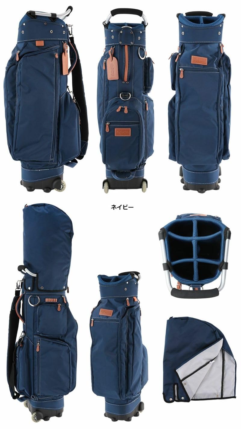 Amazon | OOWLS キャスター付き キャディバッグ メンズサイズ 9.5型 47