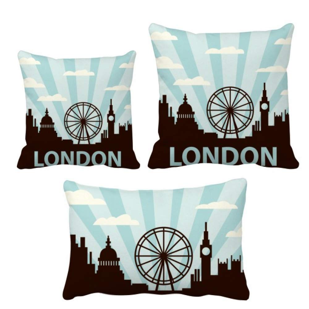 Housse London Eye Silhouette UK pour créer un coin lecture cosy et britannique chez vous