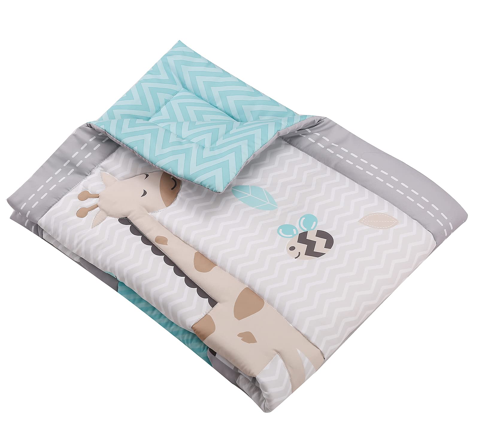 Babydecke Mit Tier-Motiven – 84x107 Cm, Weicher Mikrofaser-Quilt Für Kinderbett, Kinderwagen & Kuscheln