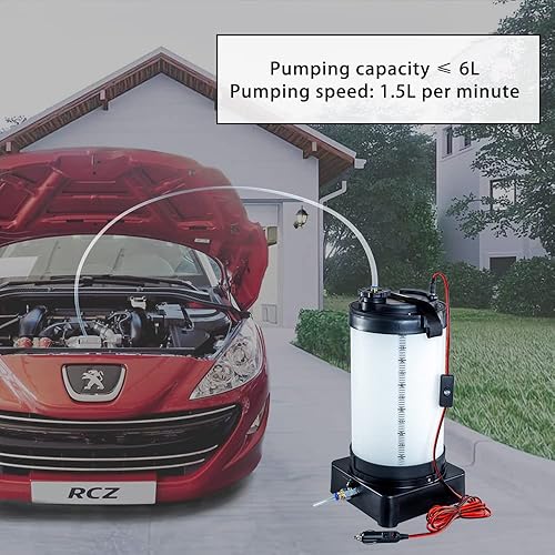 Miniatura 4 de Bomba de aceite con manguera de cambio de aceite, herramienta de cambio de aceite, bomba de aceite, para aspiración al vacío de aceite, estable y