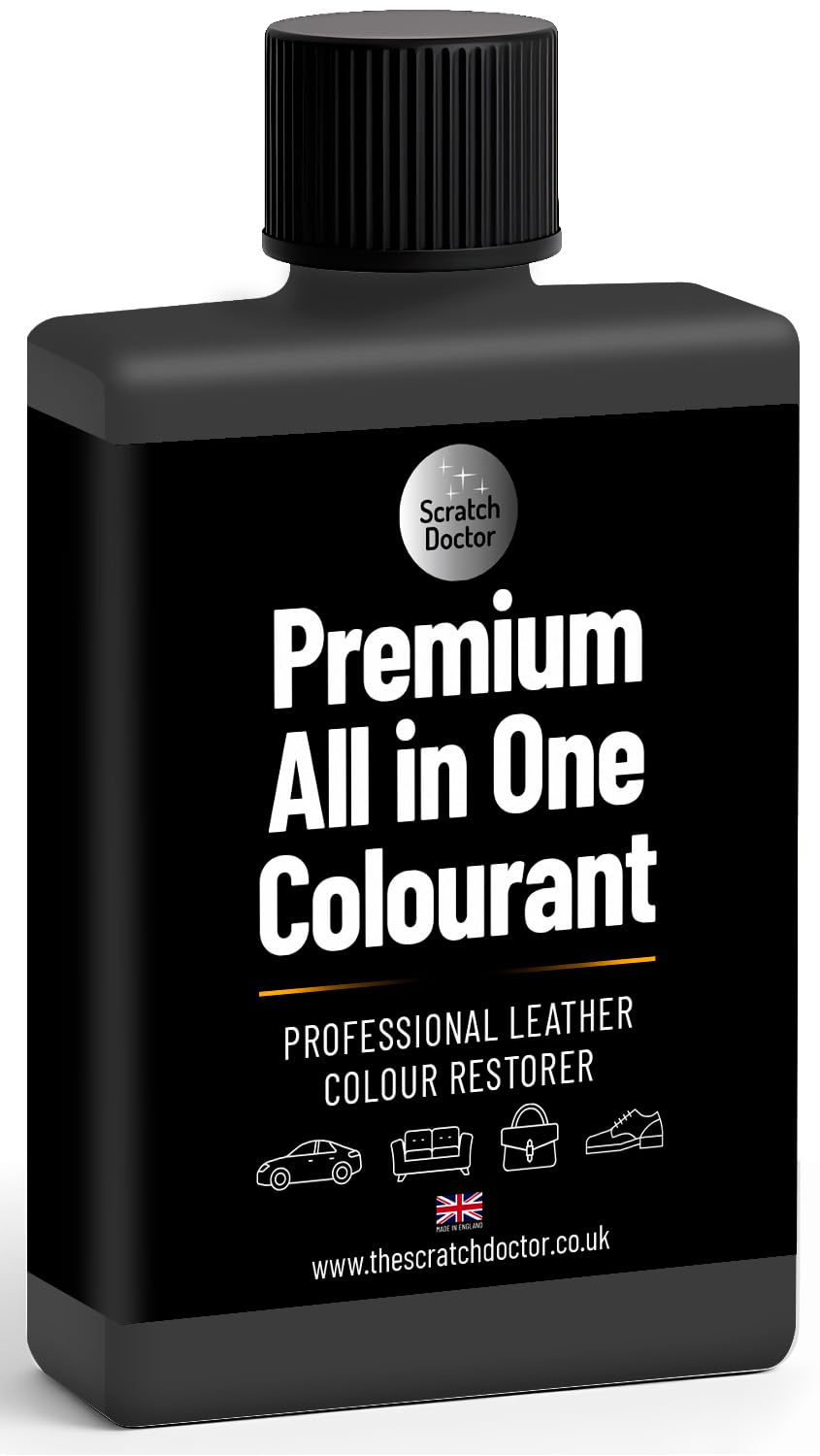 Scratch Doctor All in One Leather Colourant Self Seal Leather Dye Repair Paint for Furniture, Sofas, Car Seats (Cream, 250ml) — view 39