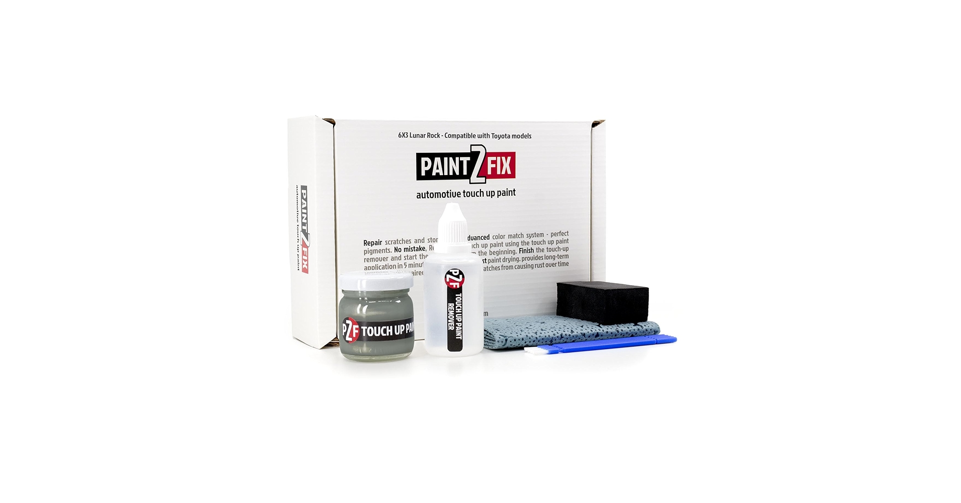 Amazon.com: 6X3 Lunar Rock Touch Up Paint Kit for Toyota