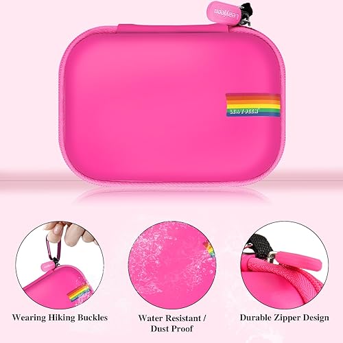 Miniatura 86 de Leayjeen Funda para cámara infantil compatible con OUTUVAS/Goopow/Mgaolo/HOOMOON/Juguetes de cámara para niños y videocámara digital para niños