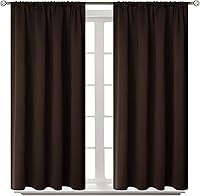 Vista 170 de Cortina opaca BGment con hueco por el que pasa la barra, 2 paneles