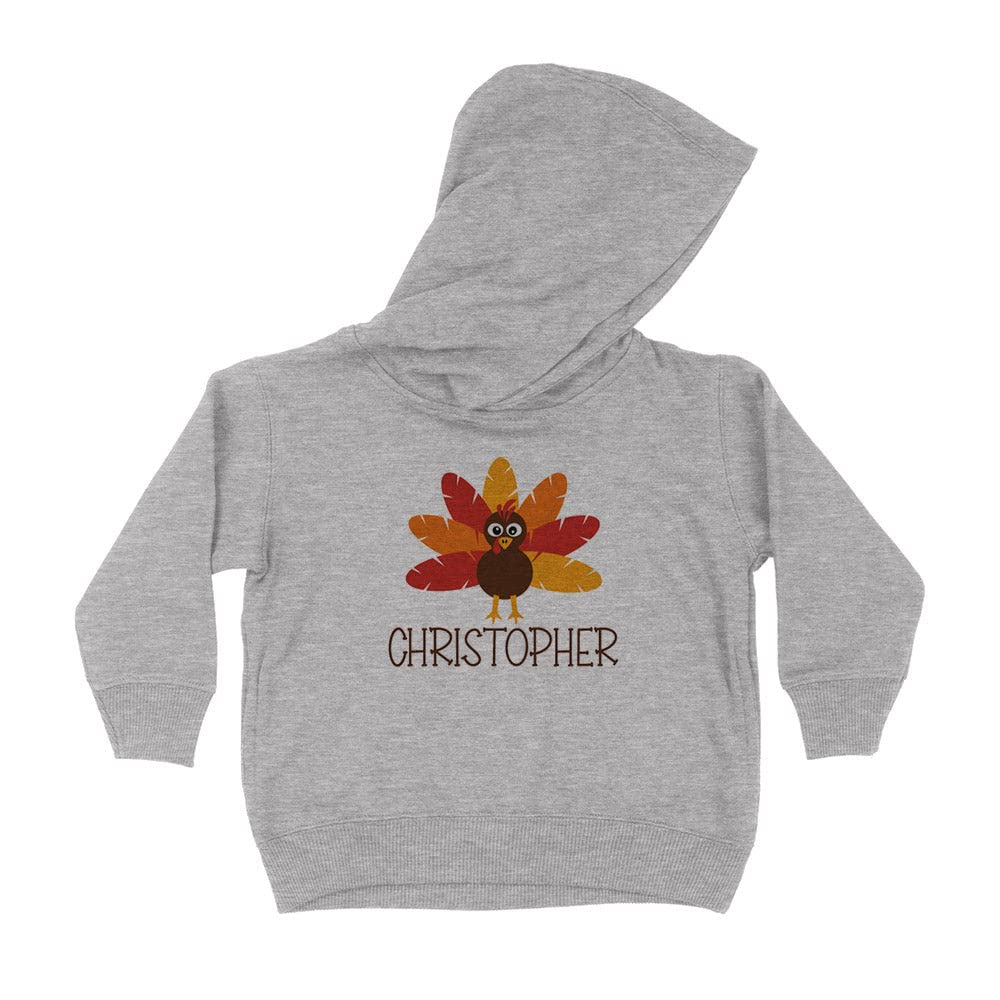 Turkey Christopher Kids Hoodie Sweatshirt Toddler 2T Heather Grey
