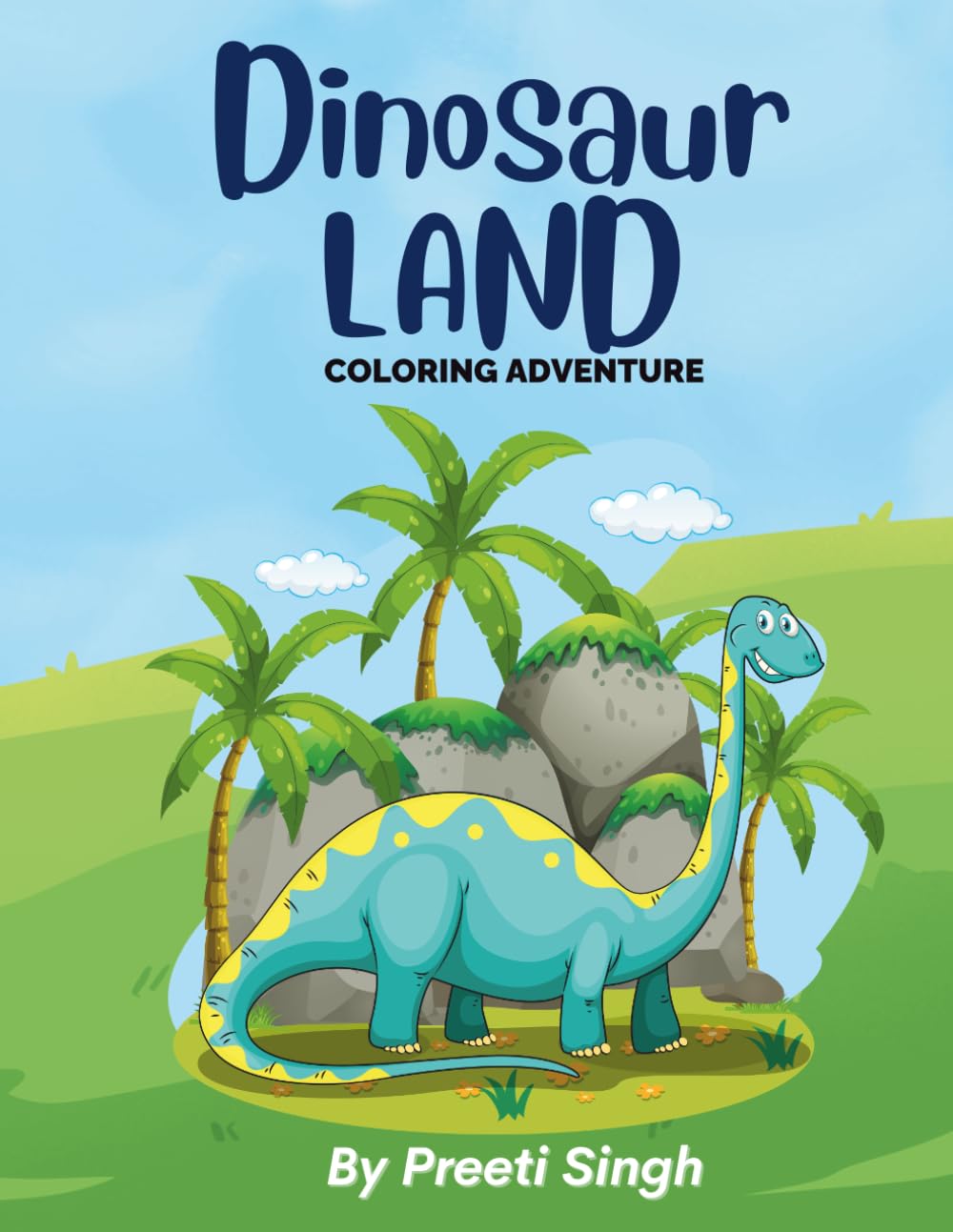DINOSAUR LAND: A COLORING ADVENTURE