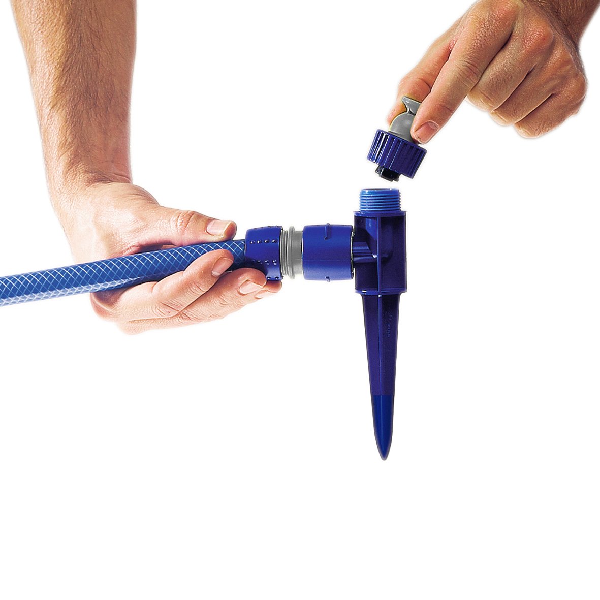Tatay Adjustable Sector Sprinkler On Spike, Blue, 5.8x3.5x20 cm - Image 2
