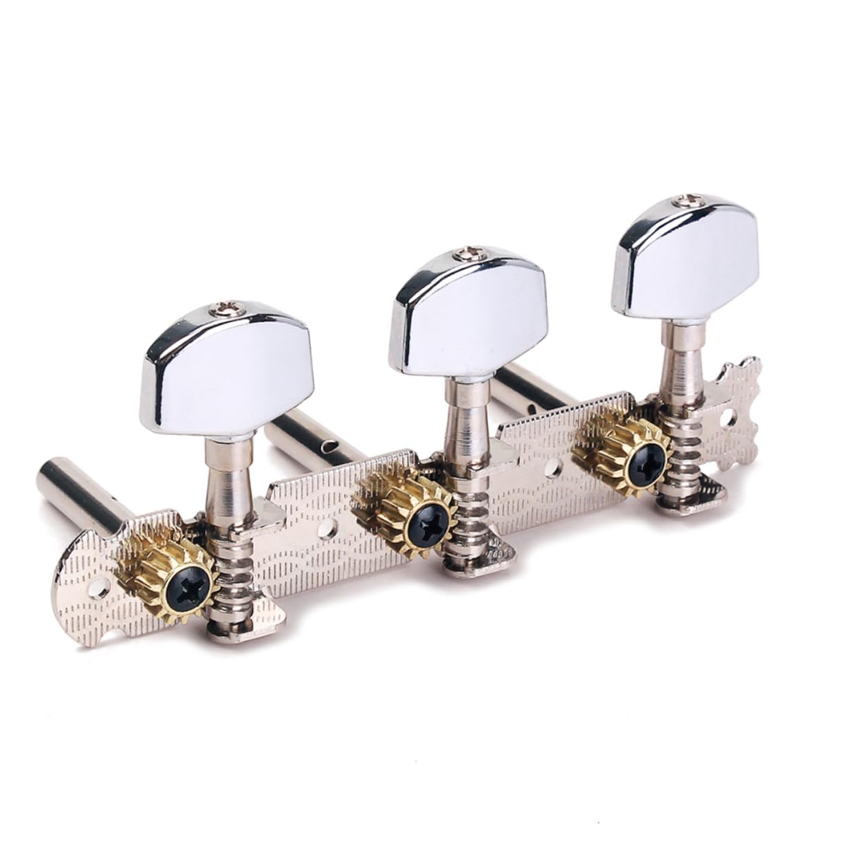 Yardwe Mini Square Head Guitar Tuning Pegs Machine Heads for Electric Bass Durable Construction for Enhanced Sound