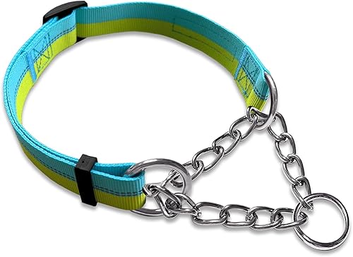 LOS ANDES Collar Martingale para perros, collar reflectante para perros, collar de gargantilla para perros sin tirones, collares de entrenamiento