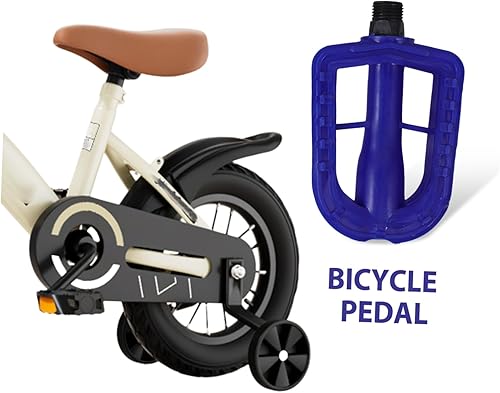 Miniatura 8 de BESPORTBLE Pedales de bicicleta para BMX Road MTB Pedales de goma de bicicleta de reemplazo de plataforma antideslizante 1 par azul