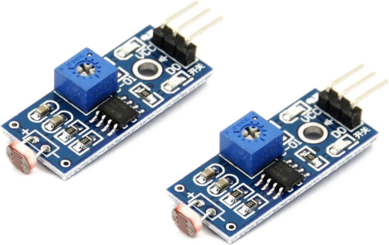 Ldr Light Sensor Optical Photosensitive Senosr Module For Arduino (2 Pcs)