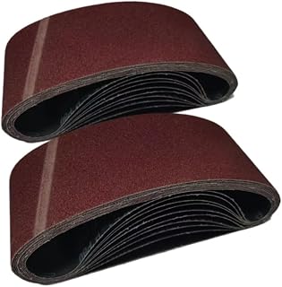 1x30 100G 10pcs Aluminum Oxide Abrasive Belt Sander File Belt for Woodworking Metal Polishing