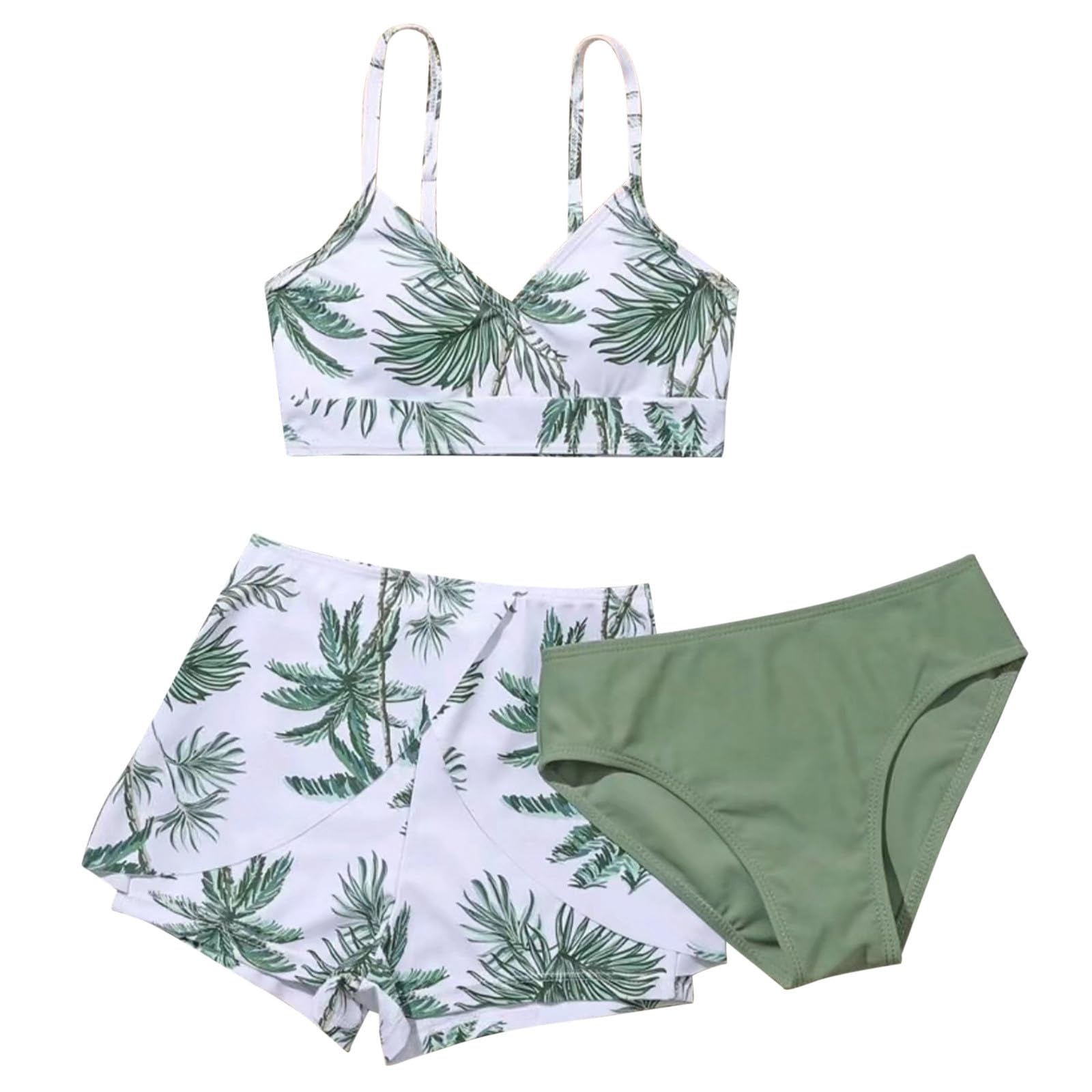 Generic Traje de baño para niñas - Ropa para Niños Bañadores con de Secado Rápido Camiseta de natación separada Bikini Niña 12 Años Bañador Natacion Niña 7-8 Años Salida de baño para niñas