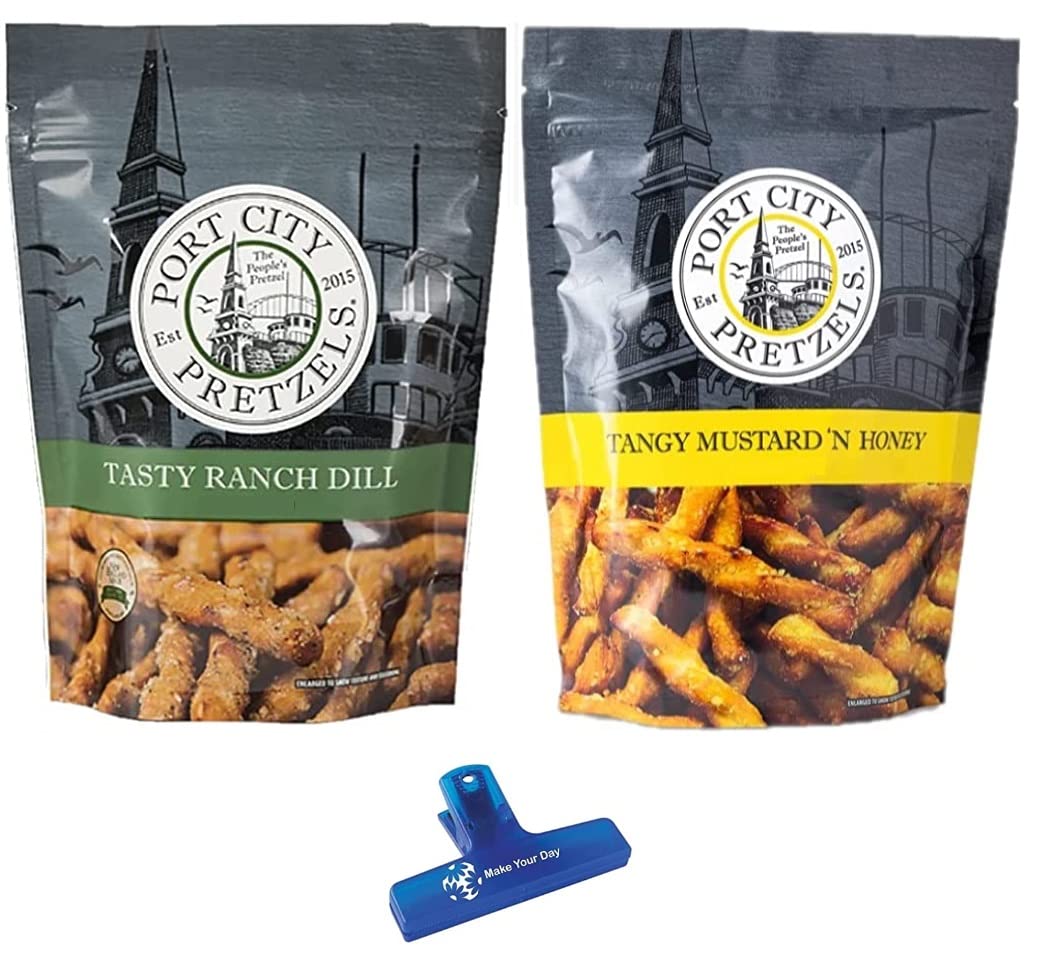 Port City Pretzels, Tasty Ranch Dill and Tangy Mustard 'N