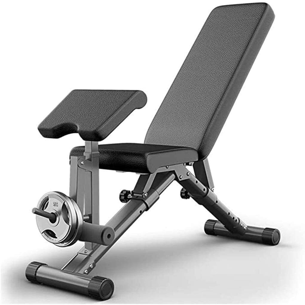 Banc D'Haltères, Machine À Coups De Pied, Chaise De Prêtre, Tabouret, Banc Multifonction, Bancs Réglables, Planche Abdominale De Presse, Équipement De Fitness Pliable À Domicile, Commerce