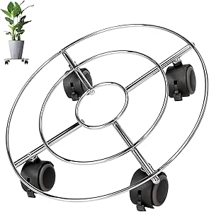 Plant Caddy With Wheels Heavy Duty With 8 Lockable Casters, Rolling