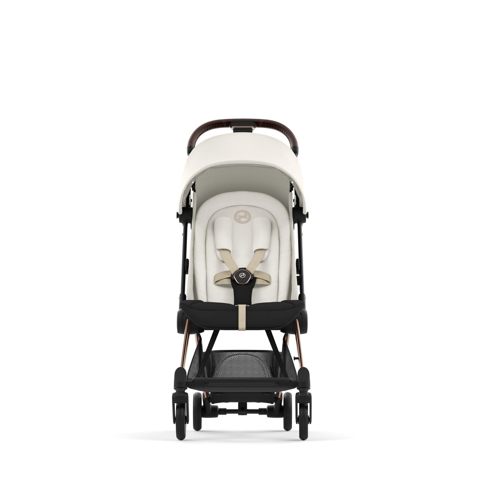 Poussette compacte Coya Off White châssis Rosegold - Cybex