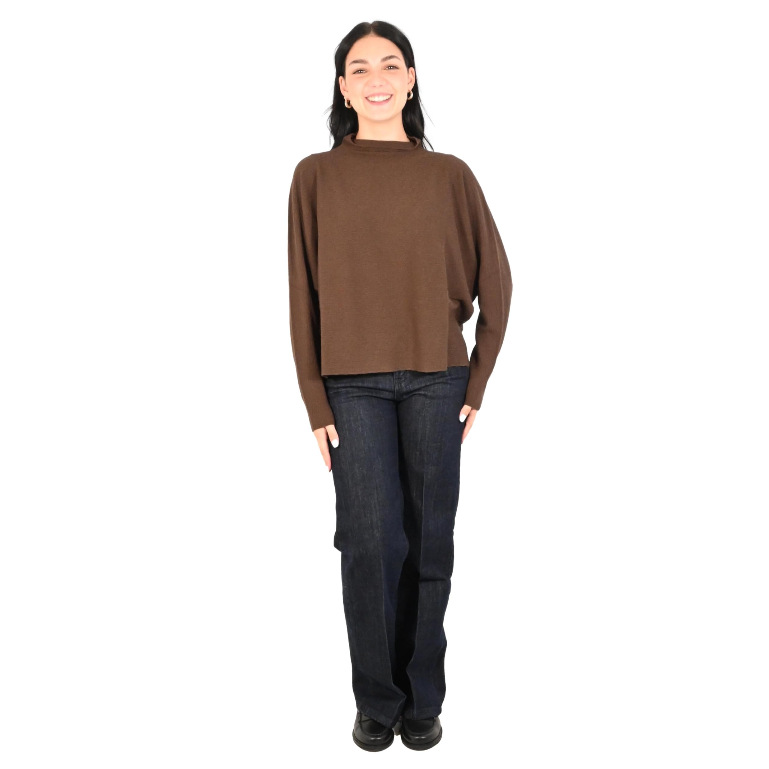 Kontatto maglia donna moka 3M1735C