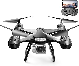 dispositivo inteligente remoto,Lianai Drone de controle remoto com câmera Quadcopter de controle remoto 4K com função Auto Hover Modo sem cabeça Estabilidade de 6 eixos