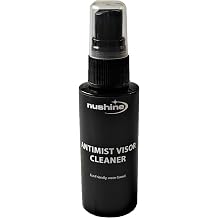 Nushine Anti Fog Visor Cleaner Spray 50ml for Helmets, Glasses & Goggles